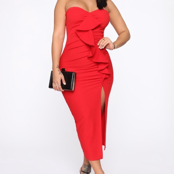 Her first kiss midi dress - Picture 1 of 5